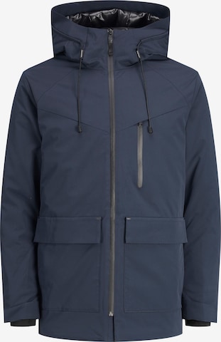 JACK & JONES Téli parka 'KAISER' - kék: elől