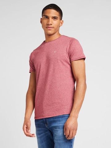 Tommy Jeans Μπλουζάκι 'JASPE' σε κόκκινο: μπροστά