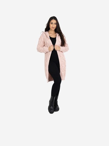 Elara Strickjacke in Pink: Vorderseite