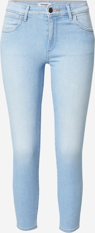 WRANGLER Skinny Jeans in Blauw: voorkant