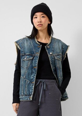 Gilet QS en bleu : devant