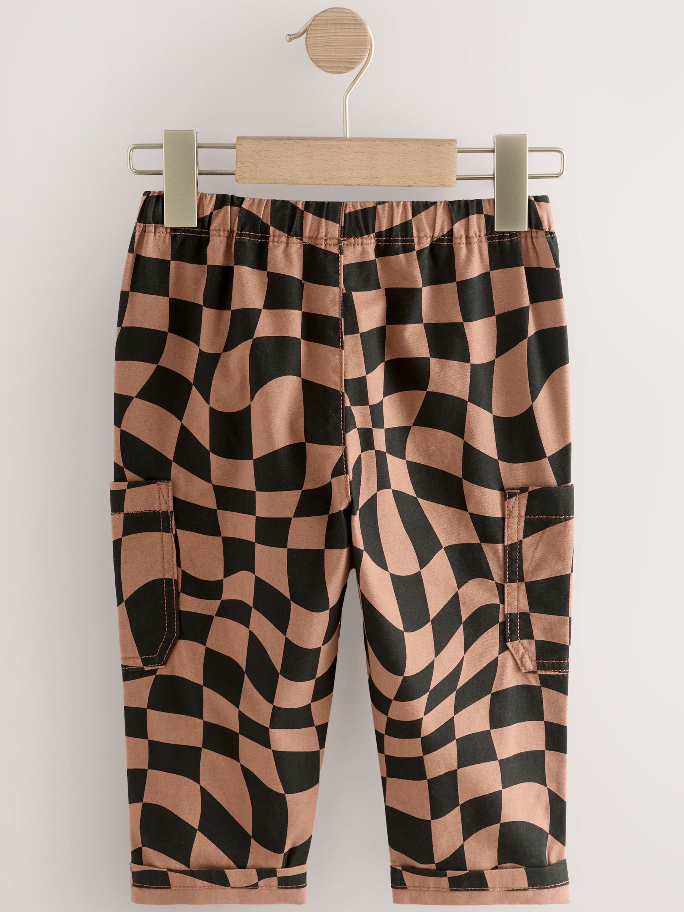 Next Normální Kalhoty – hnědá