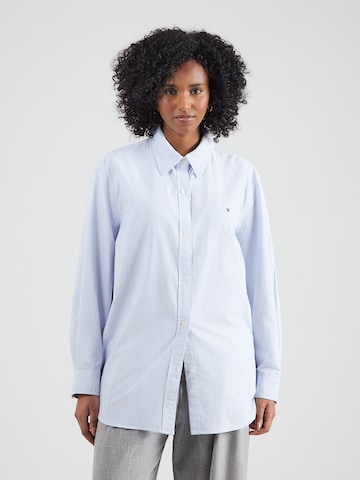 Tommy Hilfiger Curve Bluzka w kolorze niebieski: przód