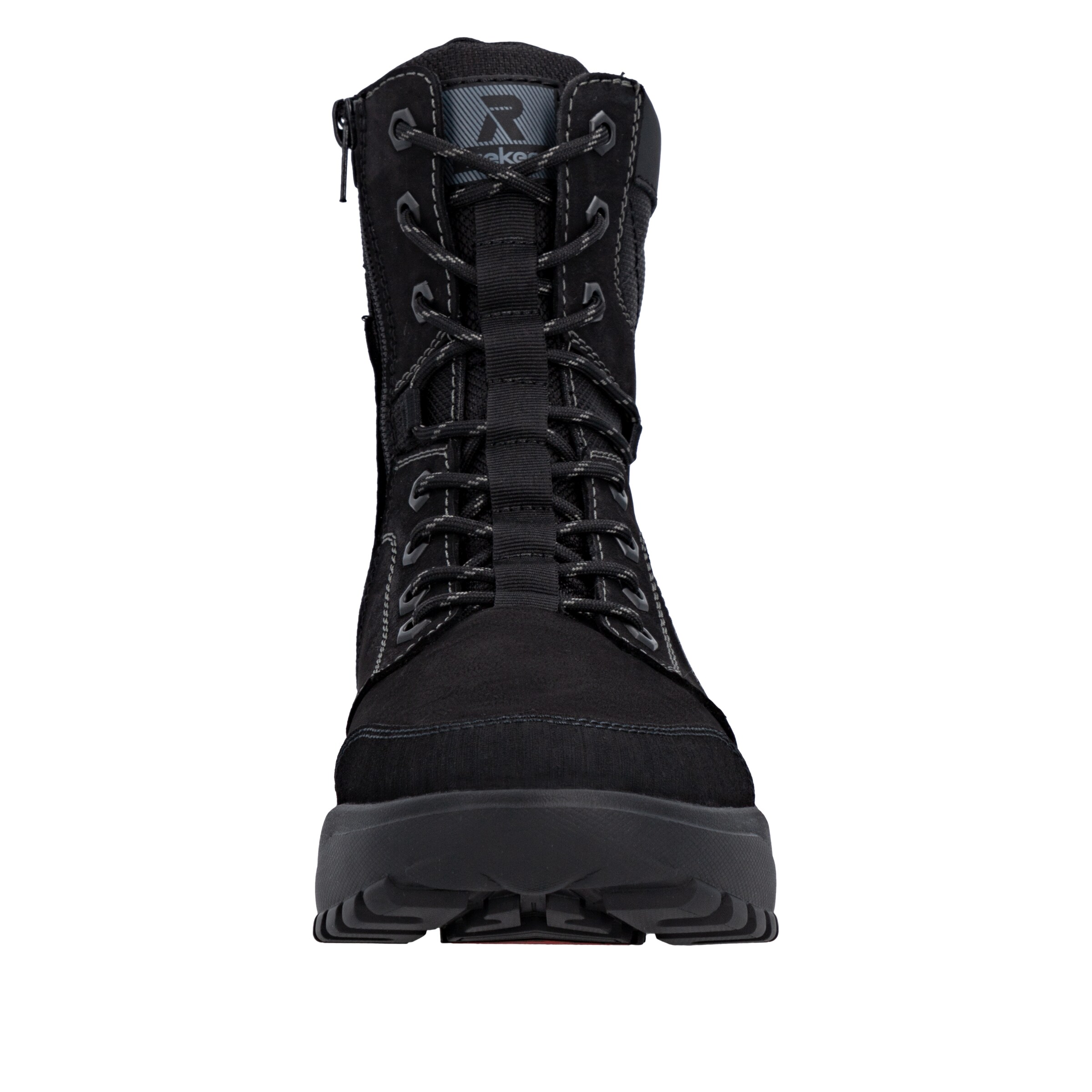 Rieker Lace-Up Boots in Black