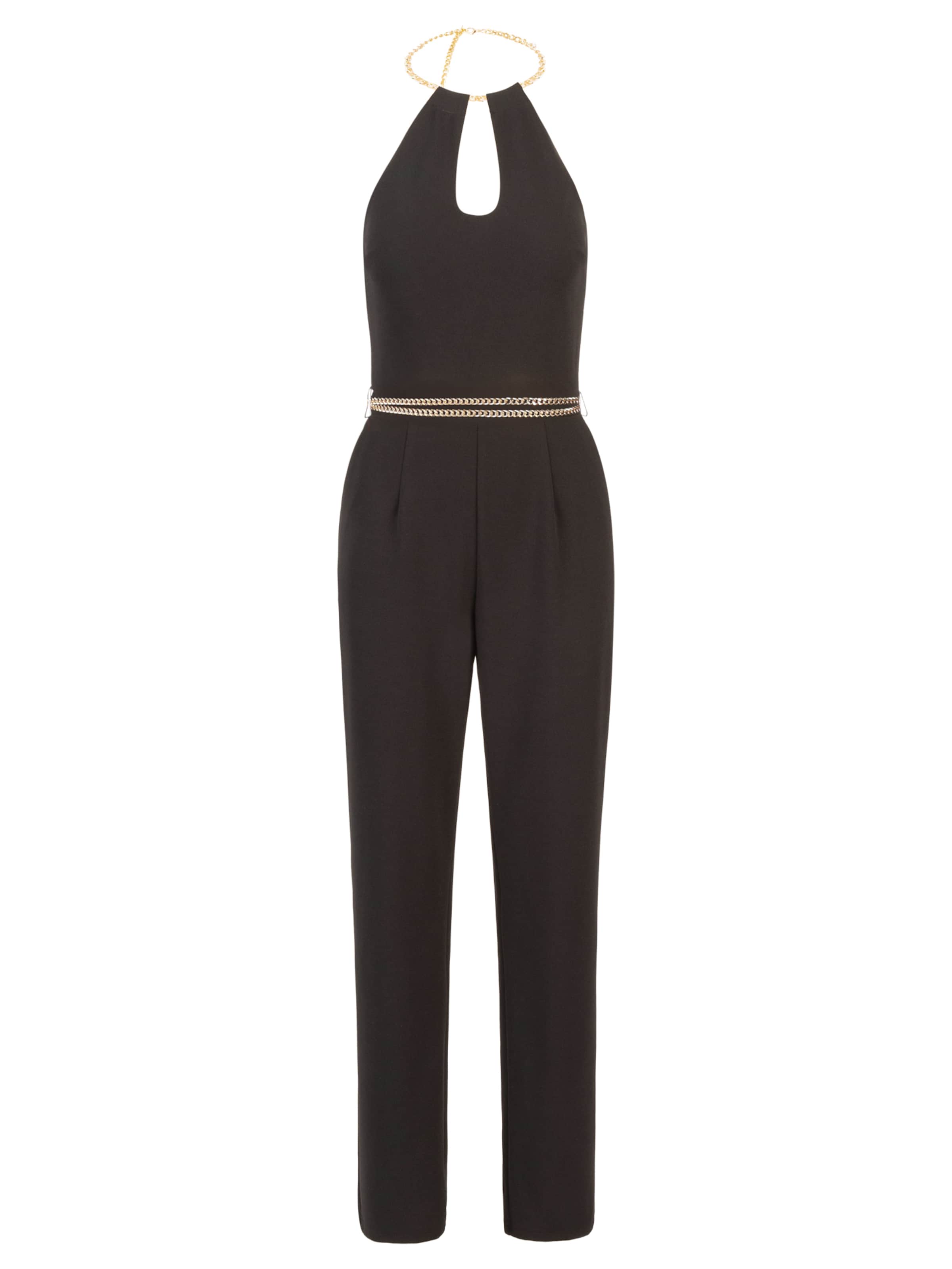APART Jumpsuit in Schwarz: Vorderseite