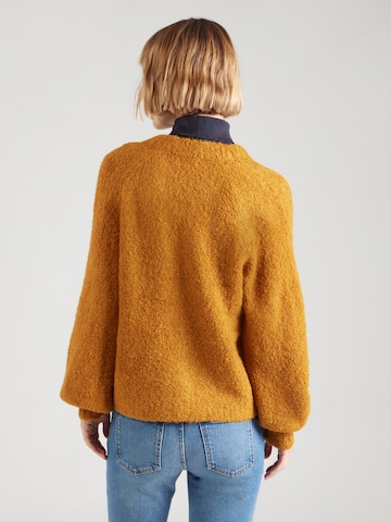 MSCH COPENHAGEN Knit cardigan 'Zofie Jilda' in Yellow