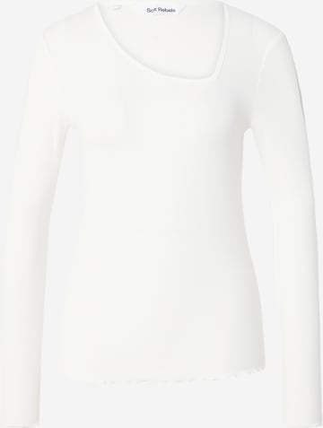 T-shirt 'Fenja' Soft Rebels en blanc : devant