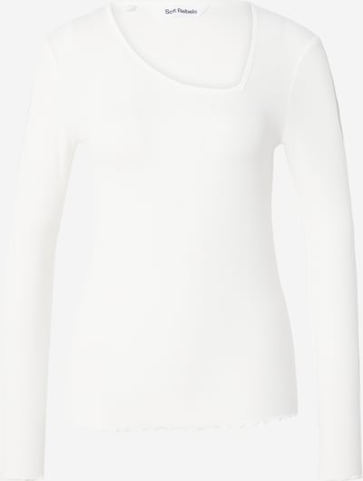 Soft Rebels T-shirt 'Fenja' en blanc, Vue avec produit