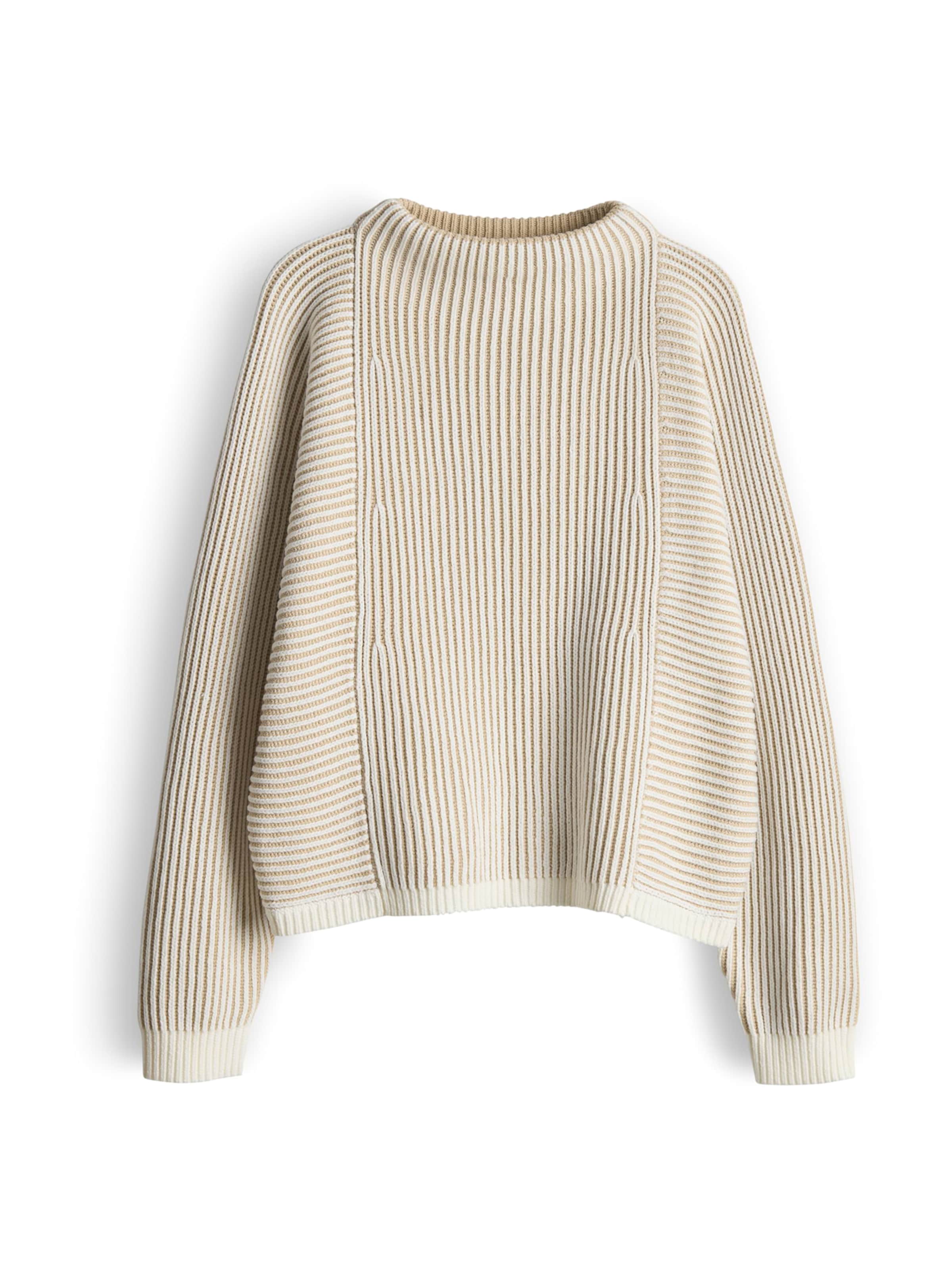 Pulover 'Pozoli' de la OPUS pe bej: față