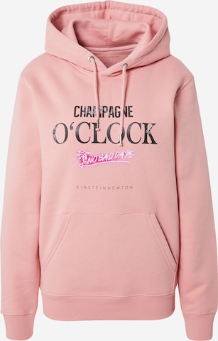 EINSTEIN & NEWTON Sweatshirt 'Champagne oClock' in Pink: predná strana