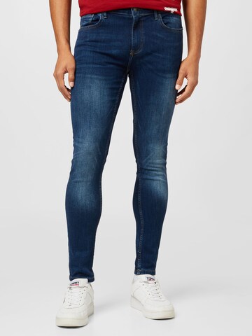 BURTON MENSWEAR LONDON Skinny Jeans in Blue: front