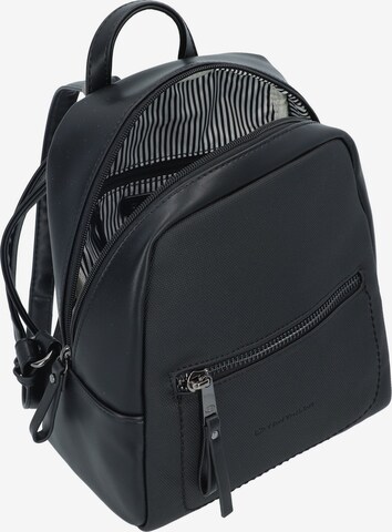 TOM TAILOR Backpack 'Tamara' in Black