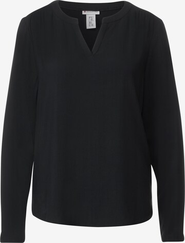 STREET ONE Blouse in Black: front