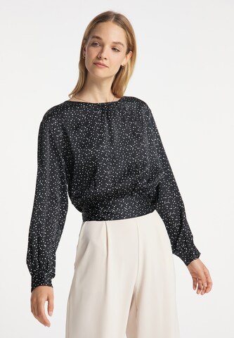 DreiMaster Klassik Blouse in Zwart: voorkant