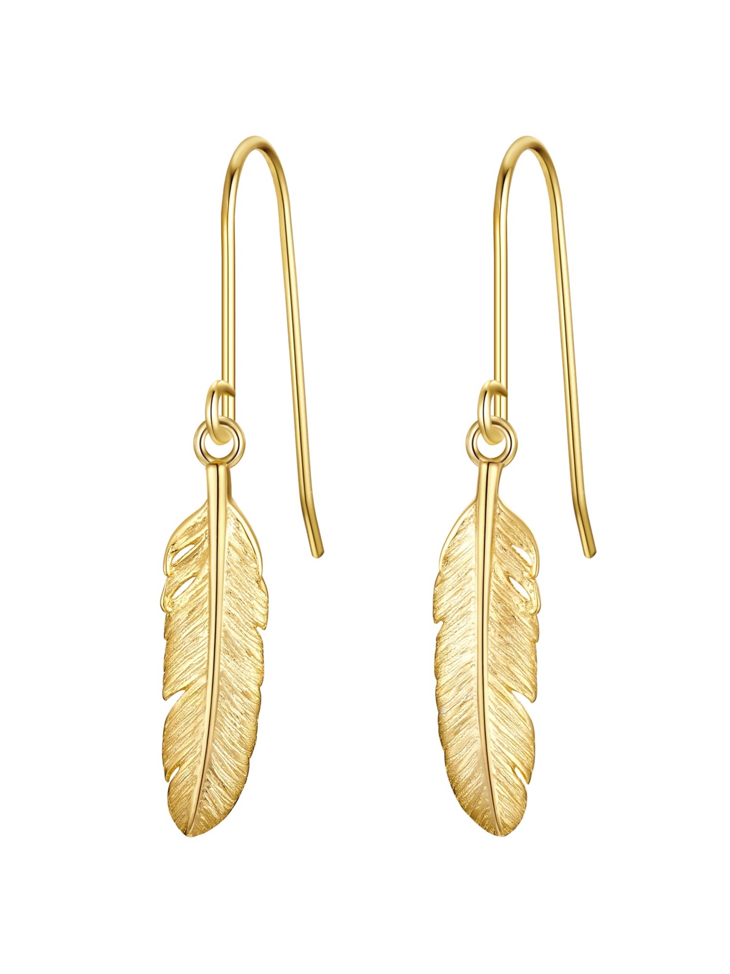 Glanzstücke München - Pendientes en oro: frente