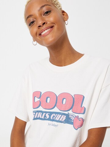 Nasty Gal - Camiseta en blanco