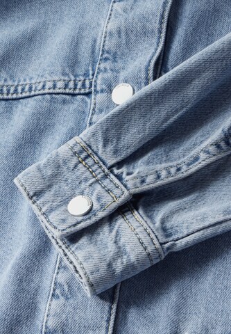 STREET ONE Bleached Jeansjacke in Blau