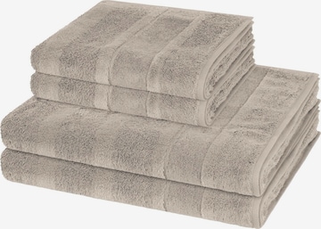 Cawö Towel 'Noblesse' in Grey: front