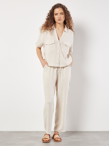 Chemisier Apricot en gris
