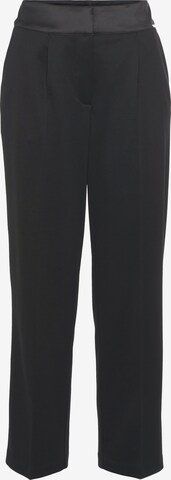 BRUNO BANANI Pleated Pants in Black: front