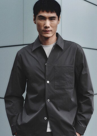 MANGO MAN Between-Season Jacket 'Stefan' in Grey