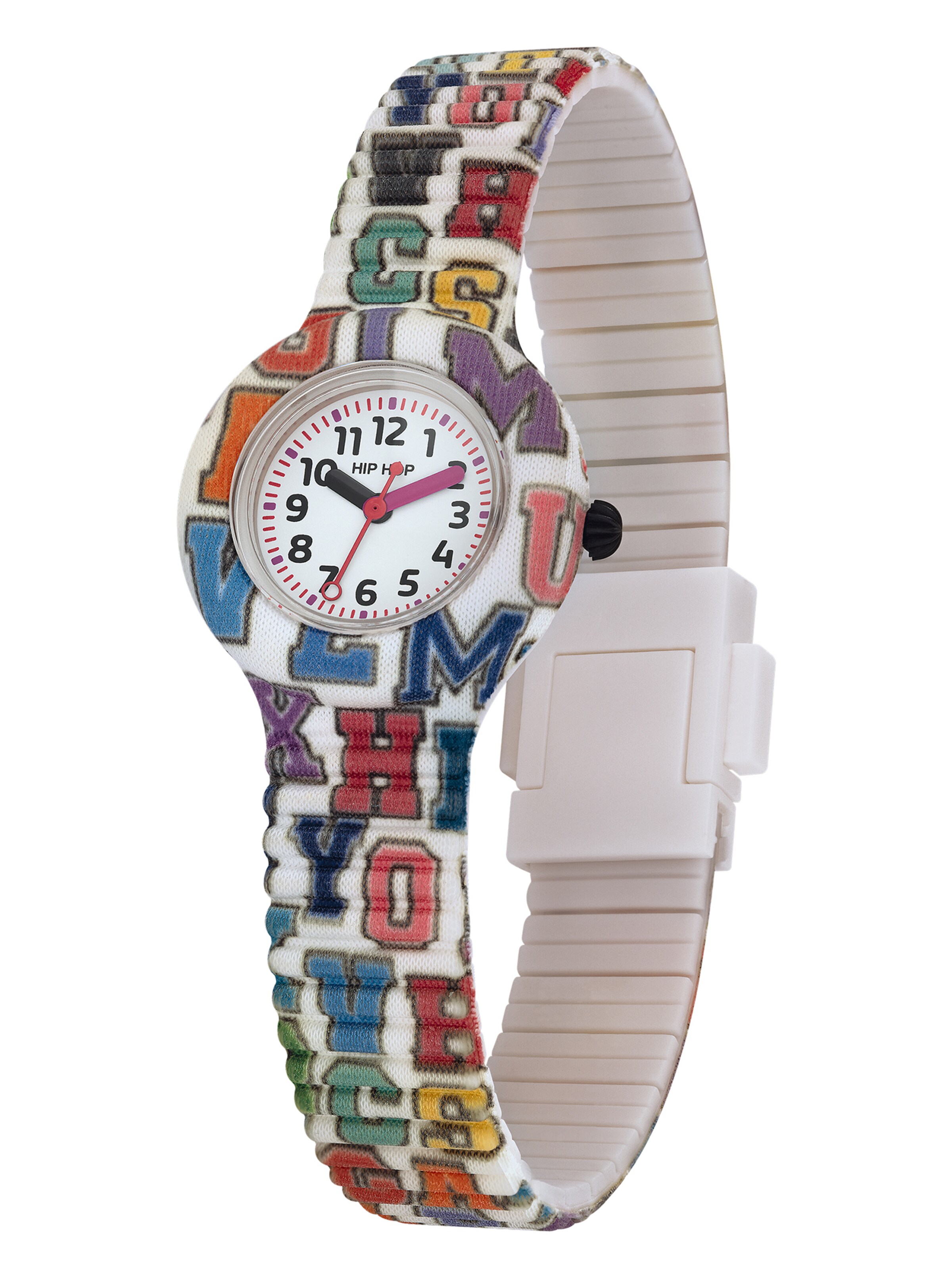 Hip Hop Horloge in Gemengde kleuren: voorkant