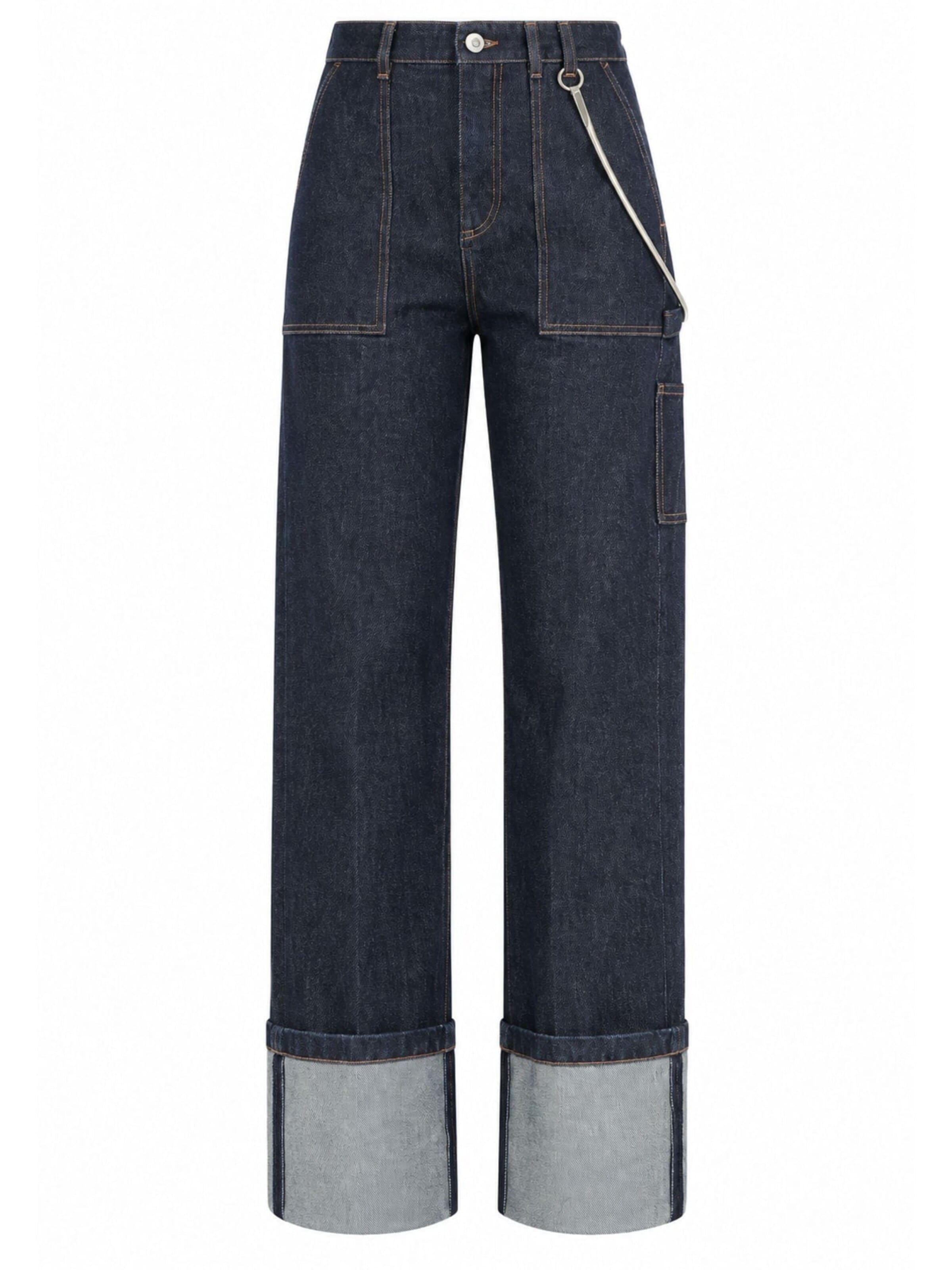 Sportmax Jeans 'Spudnorata dark blue denim jeans' i blå: framsida