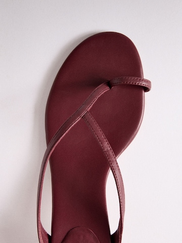 Tongs The Set en rouge