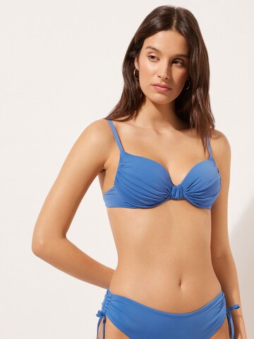 CALZEDONIA Push-up Bikinitop 'INDONESIA' in Blau