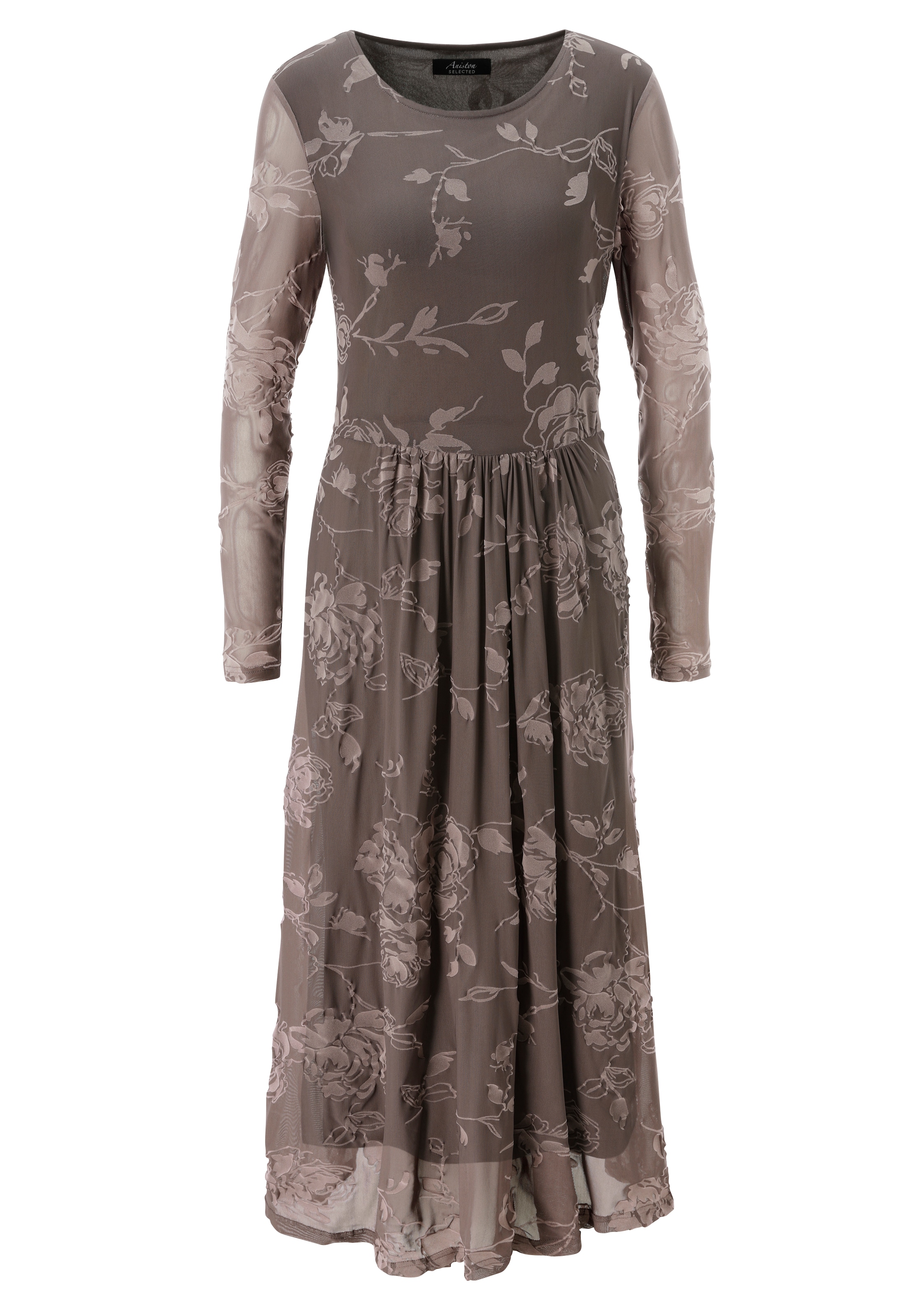 Aniston SELECTED Dress in Brown: front