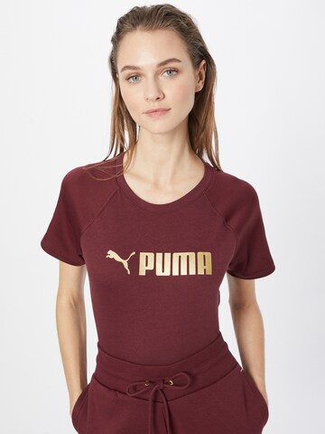 PUMA Функционална тениска в лилав: отпред