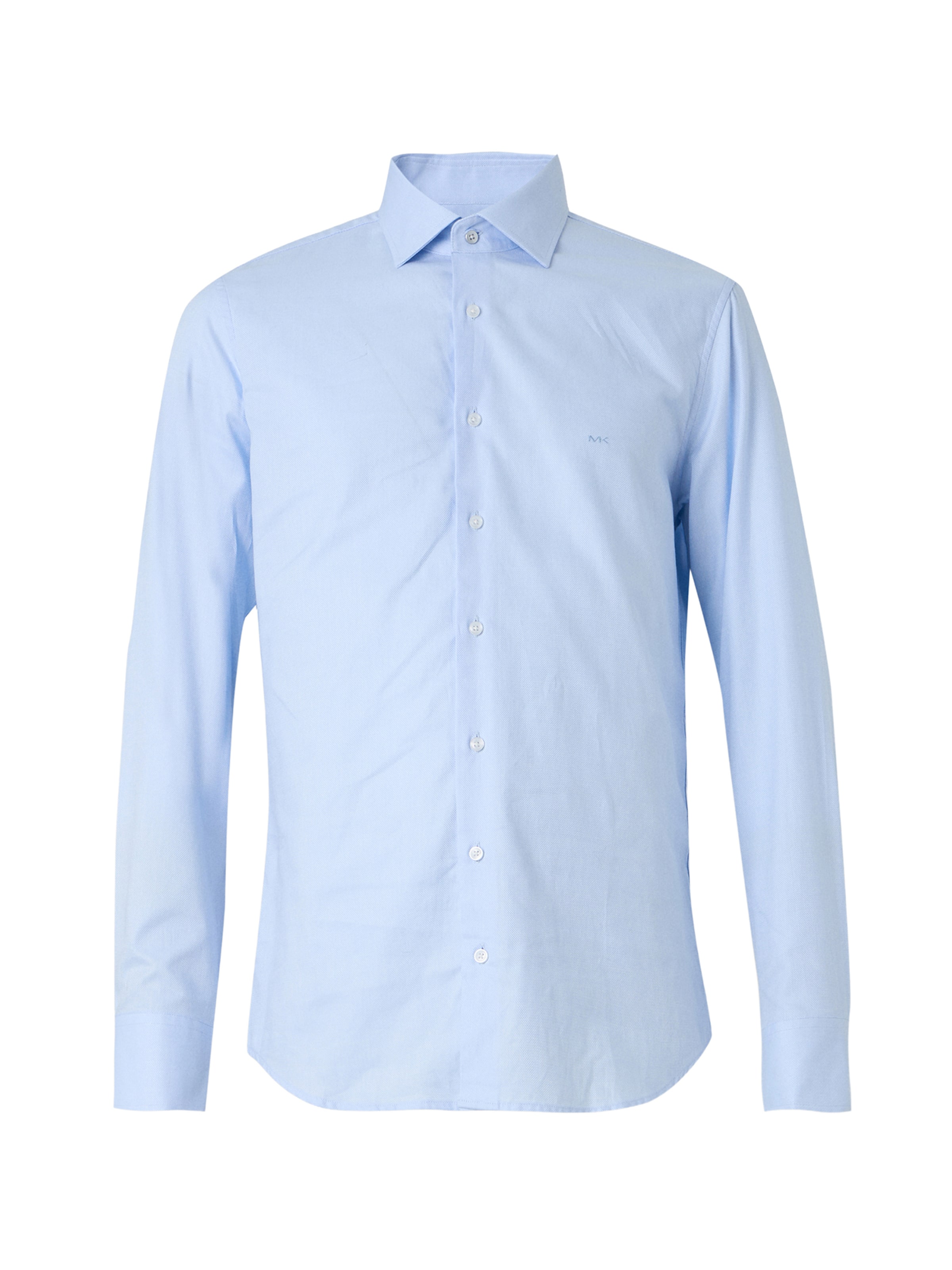 Michael Kors Slim Fit Hemd in Blau: Vorderseite