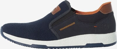 Rieker Slip-Ons in Navy / Brown, Item view