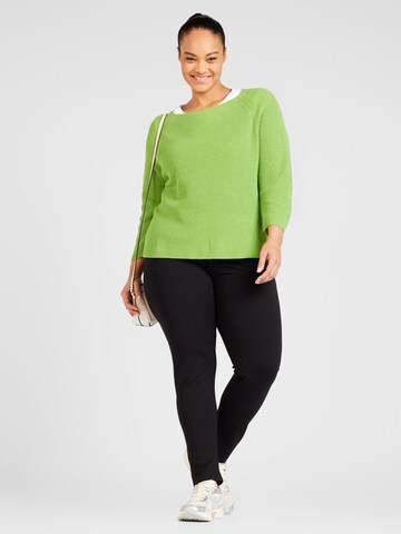 Pullover 'DAVY' di Persona by Marina Rinaldi in verde