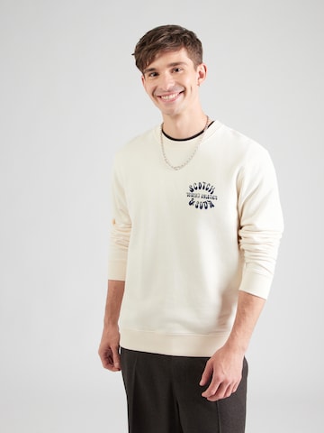 SCOTCH & SODA Collegepaita värissä beige: etupuoli