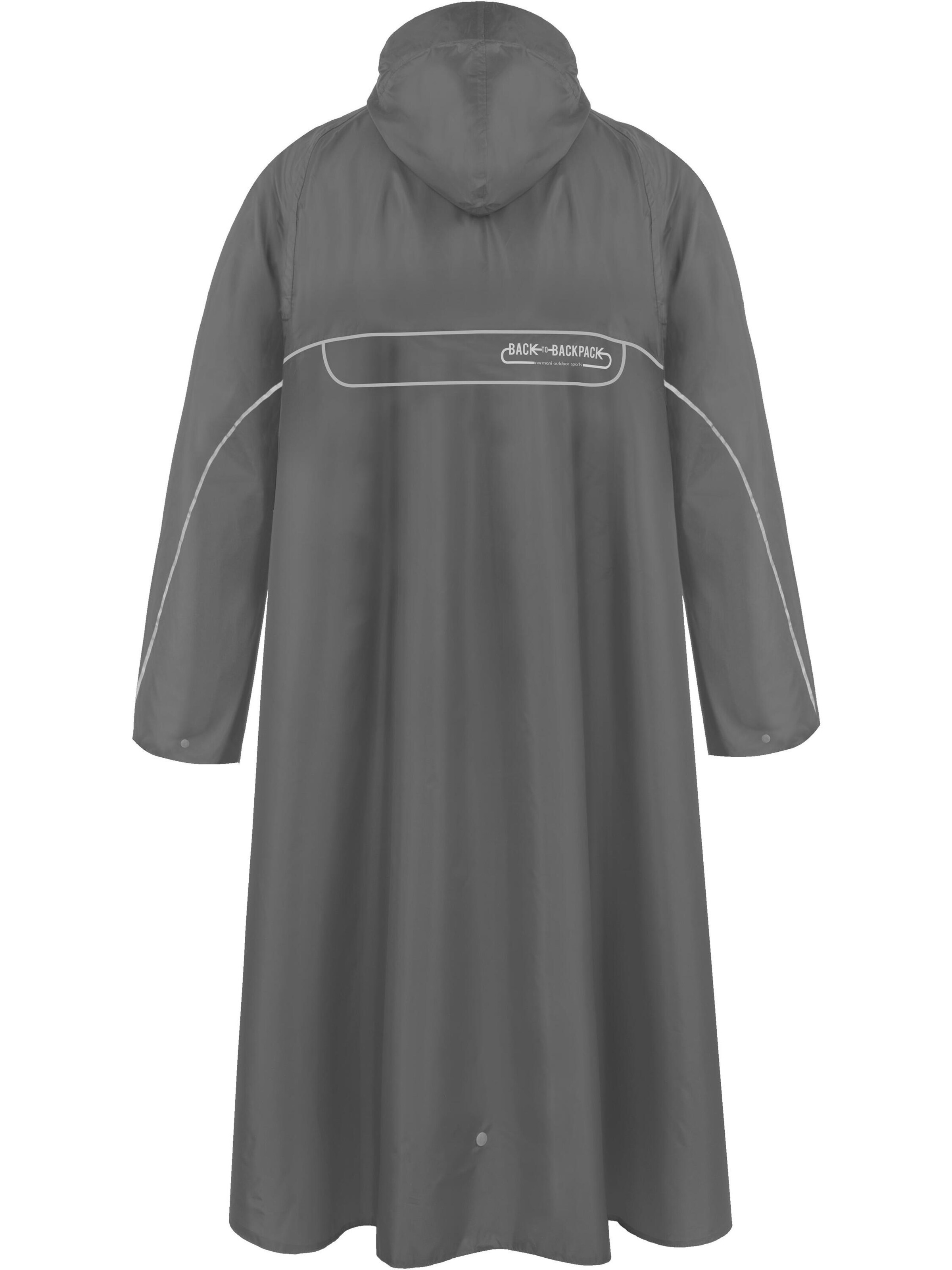 normani Regenponcho 'Tutunendo' in Grau