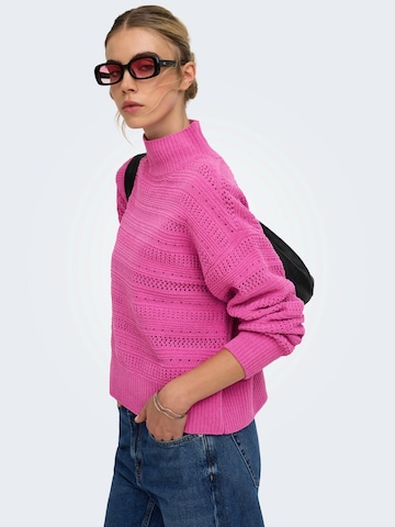 ONLY Pullover 'ONLGLOBE' i pink