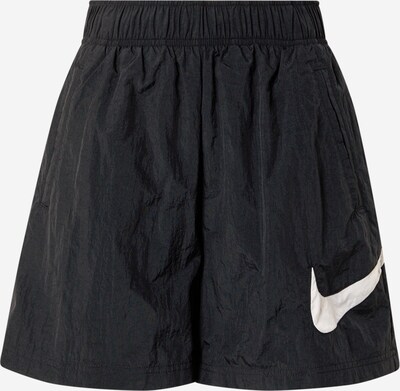 Pantaloni Nike Sportswear pe negru / alb, Vizualizare produs