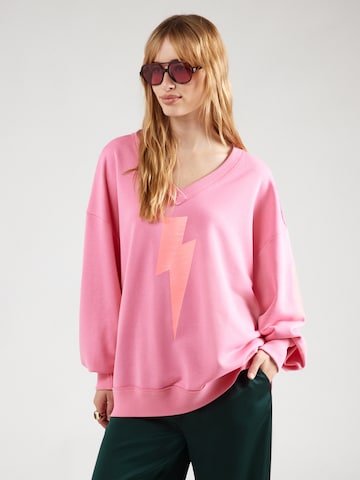 miss goodlife Sweatshirt in Pink: front