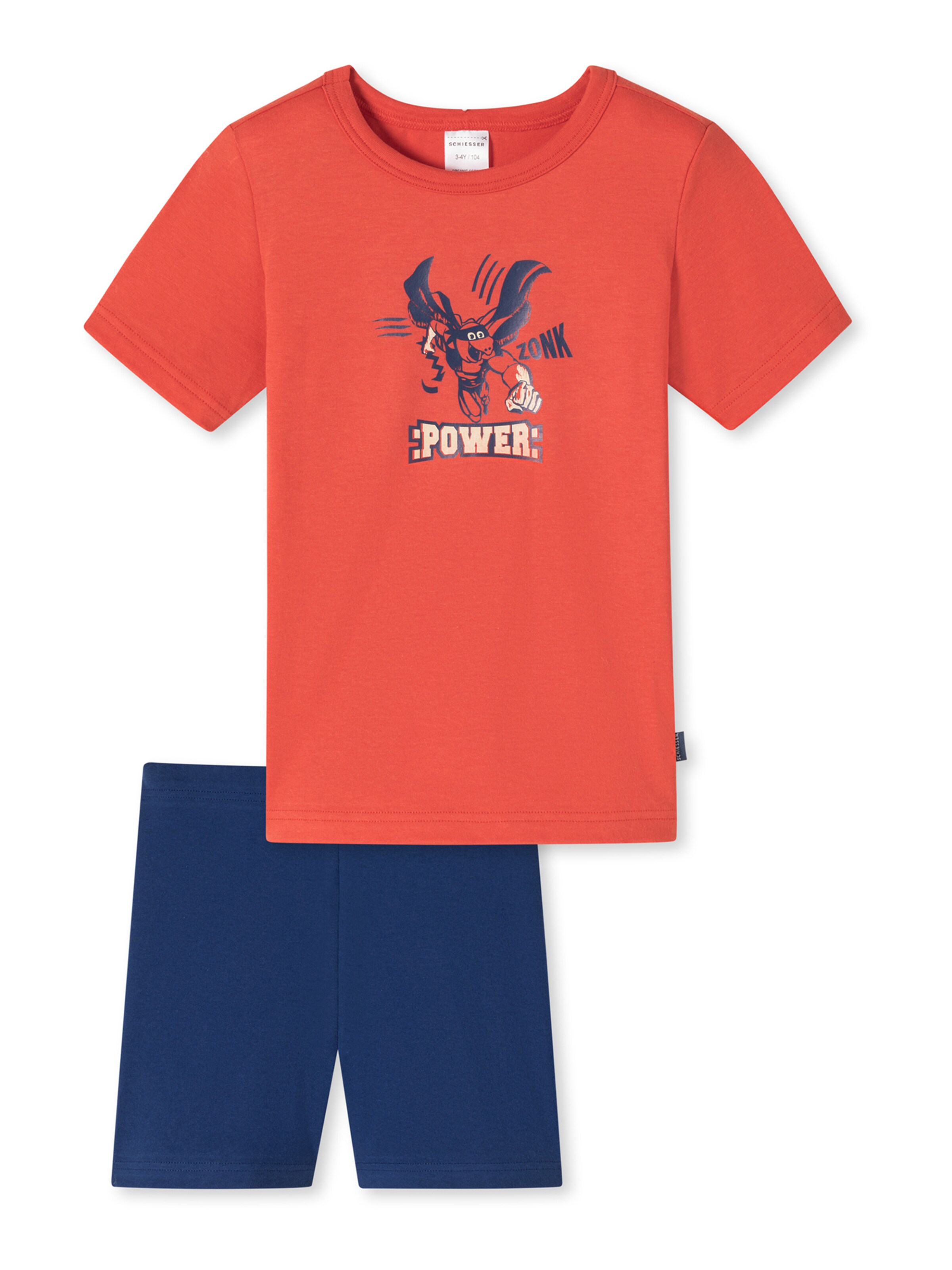 SCHIESSER Pajamas in Red: front