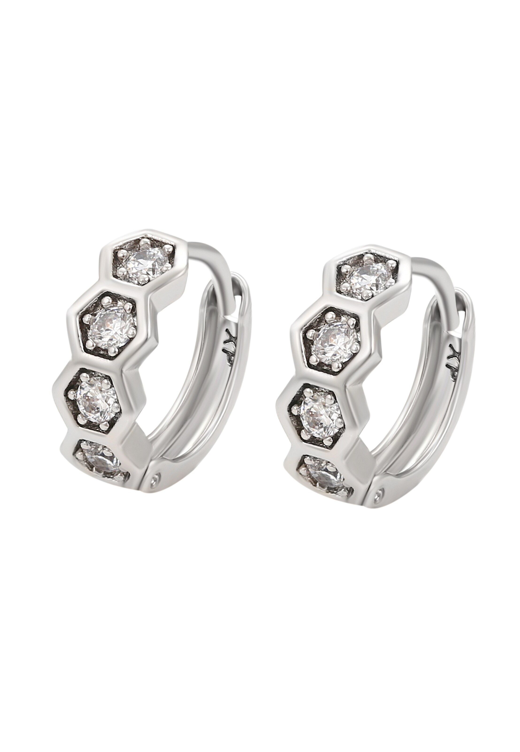 faina - Pendientes en plata: frente