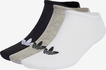 ADIDAS ORIGINALS Ponožky 'Trefoil Liner ' – šedá: přední strana