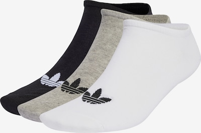 ADIDAS ORIGINALS Socken 'Trefoil Liner ' in grau / schwarz / weiß, Produktansicht