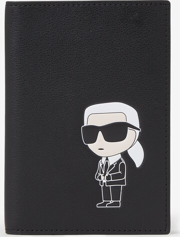 Karl Lagerfeld Puzdro - Čierna: predná strana