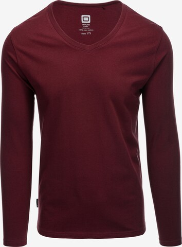 Ombre Shirt 'L136' in Red: front