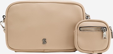 s.Oliver Crossbody bag in Beige: front