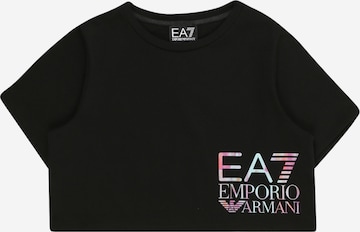 EA7 Emporio Armani T-Shirt in Schwarz: predná strana