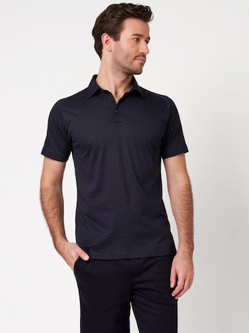 DESOTO Slim fit Button Up Shirt in Blue: front