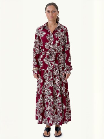 Abito ' Lola ' di TEESHOPPEN in rosso: frontale
