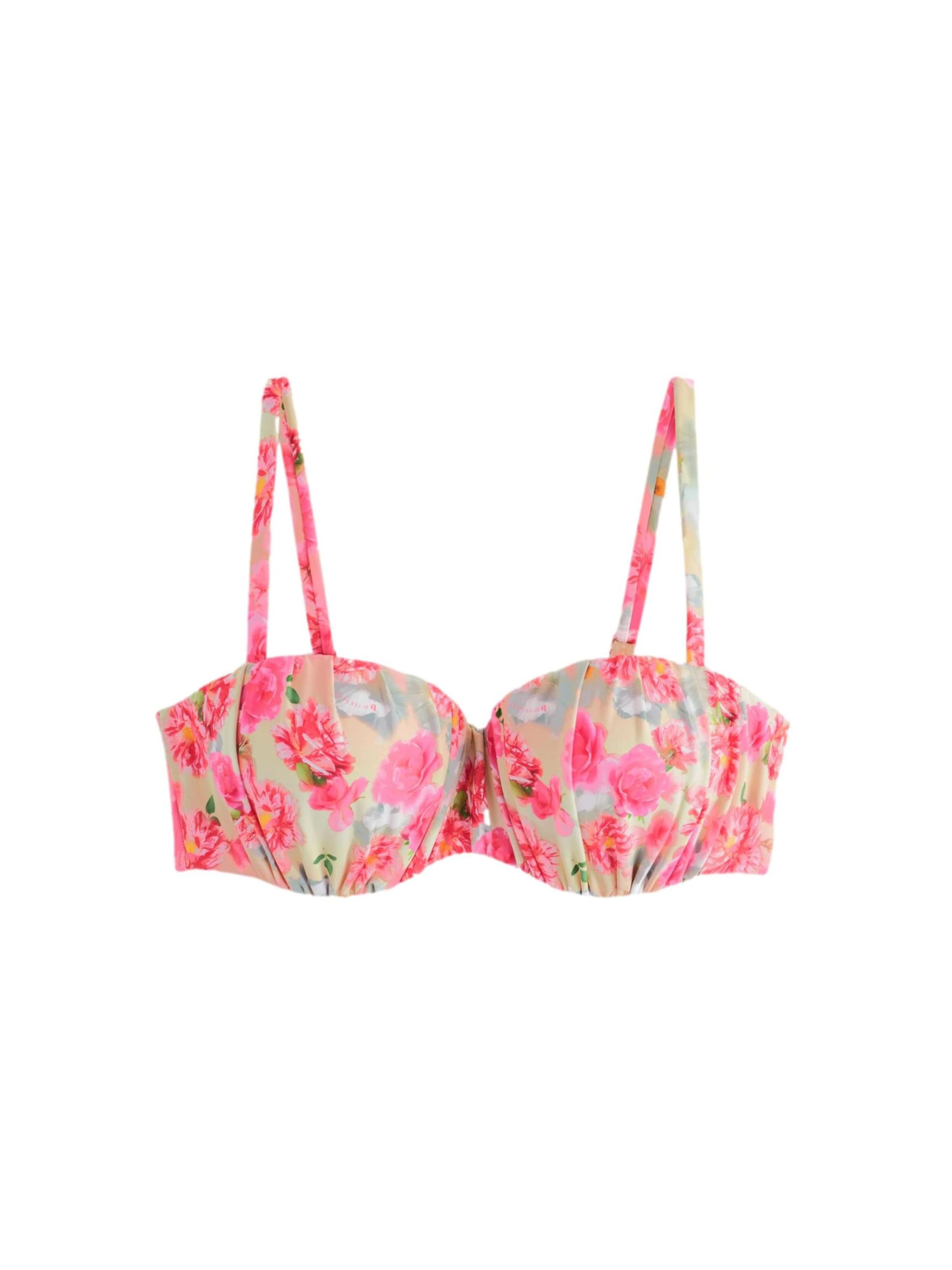 B by Ted Baker - Balconet Top de bikini en rosa: frente